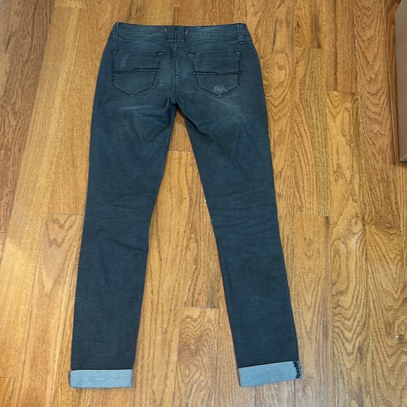 21 DENIM DISTRESSED GRAY WOMEN JEANS IN SIZE 25 - Picture 5 of 7